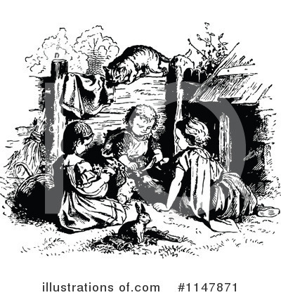 Royalty-Free (RF) Pets Clipart Illustration by Prawny Vintage - Stock Sample #1147871