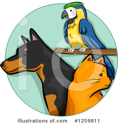Royalty-Free (RF) Pets Clipart Illustration by BNP Design Studio - Stock Sample #1259811