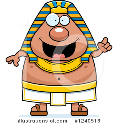 Royalty-Free (RF) Pharaoh Clipart Illustration by Cory Thoman - Stock Sample #1240516