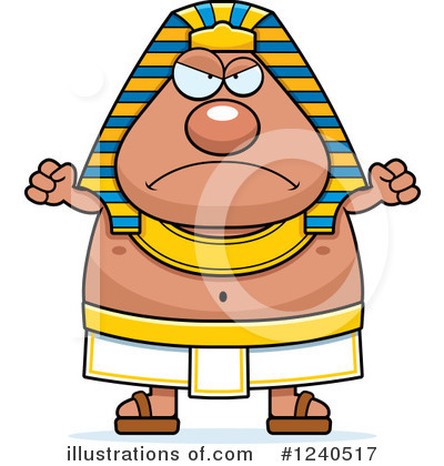 Royalty-Free (RF) Pharaoh Clipart Illustration by Cory Thoman - Stock Sample #1240517