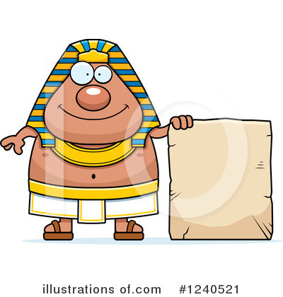 Royalty-Free (RF) Pharaoh Clipart Illustration by Cory Thoman - Stock Sample #1240521