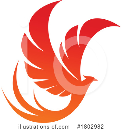 Phoenix Clipart #1802982 by Vector Tradition SM