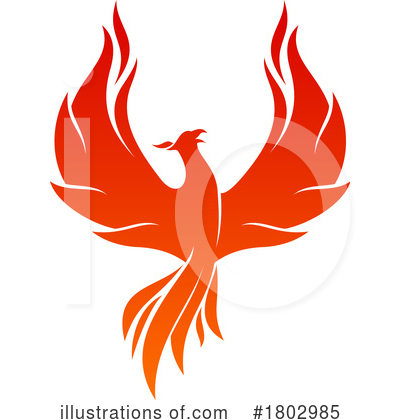 Royalty-Free (RF) Phoenix Clipart Illustration by Vector Tradition SM - Stock Sample #1802985