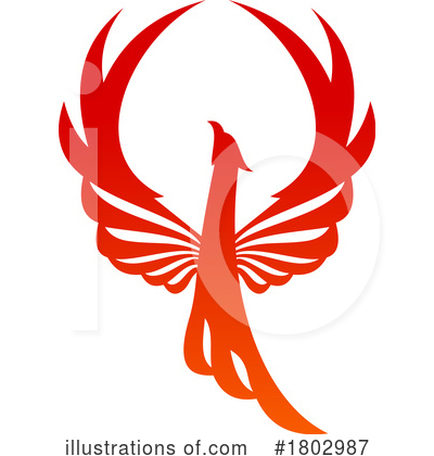 Royalty-Free (RF) Phoenix Clipart Illustration by Vector Tradition SM - Stock Sample #1802987