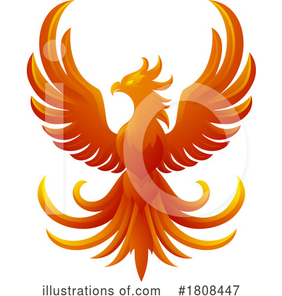 Royalty-Free (RF) Phoenix Clipart Illustration by AtStockIllustration - Stock Sample #1808447