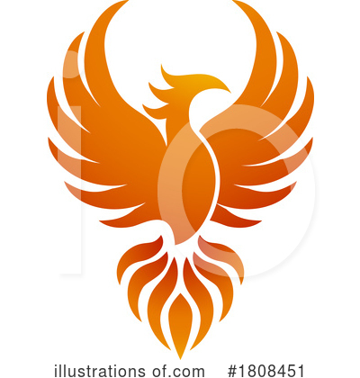 Royalty-Free (RF) Phoenix Clipart Illustration by AtStockIllustration - Stock Sample #1808451