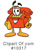 Phone Clipart #10317 by Mascot Junction