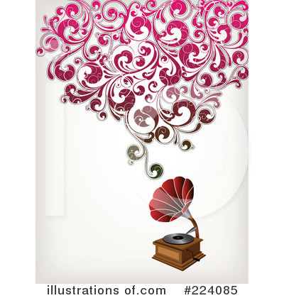 Gramophone Clipart #224085 by OnFocusMedia