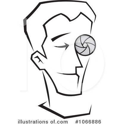 Royalty-Free (RF) Photographer Clipart Illustration by Any Vector - Stock Sample #1066886
