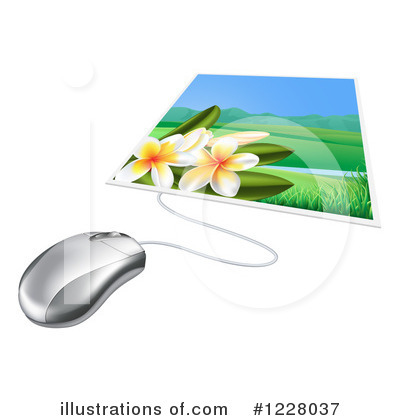 Plumeria Clipart #1228037 by AtStockIllustration