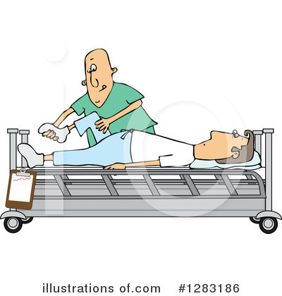 Royalty-Free (RF) Physical Therapy Clipart Illustration by djart - Stock Sample #1283186