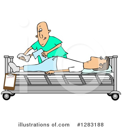 Royalty-Free (RF) Physical Therapy Clipart Illustration by djart - Stock Sample #1283188