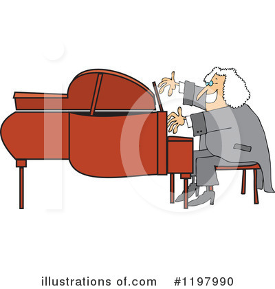 Pianist Clipart #1197990 by djart