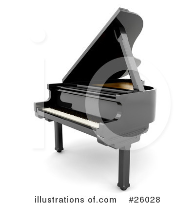 Piano Clipart #26028 by KJ Pargeter