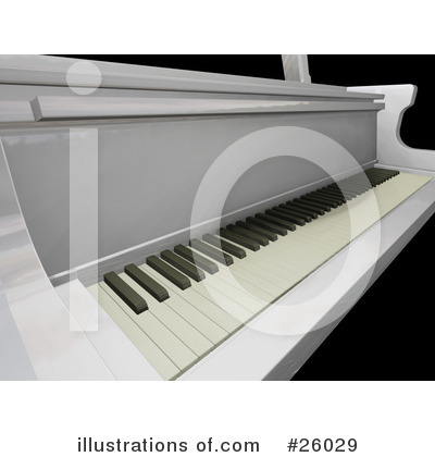 Piano Clipart #26029 by KJ Pargeter