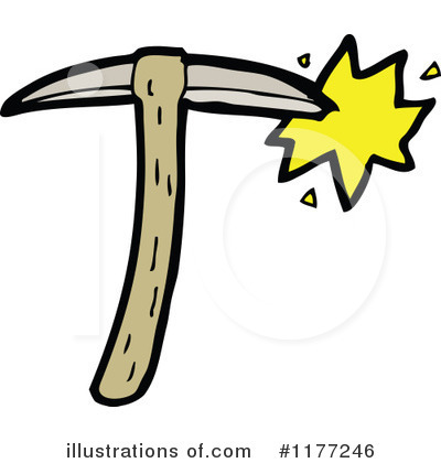Pickaxe Clipart #1177246 by lineartestpilot