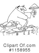 Picking Mushrooms Clipart #1158955 by djart
