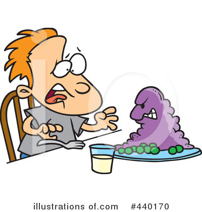Royalty-Free (RF) Picky Eater Clipart Illustration by toonaday - Stock Sample #440170