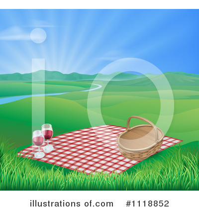 Royalty-Free (RF) Picnic Clipart Illustration by AtStockIllustration - Stock Sample #1118852
