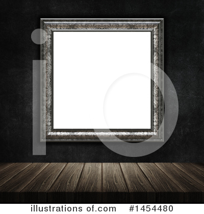Blank Picture Frame Clipart #1454480 by KJ Pargeter