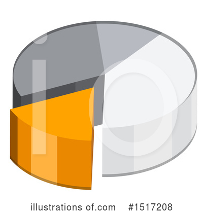 Royalty-Free (RF) Pie Chart Clipart Illustration by beboy - Stock Sample #1517208
