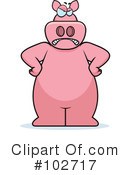 Pig Clipart #102717 by Cory Thoman