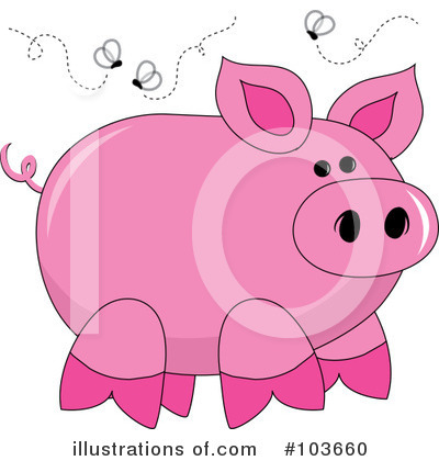 Pig Clipart #103660 by Pams Clipart