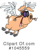 Pig Clipart #1045559 by toonaday