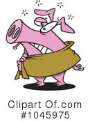 Pig Clipart #1045975 by toonaday