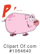 Pig Clipart #1064640 by Hit Toon