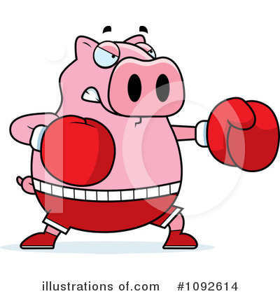 Royalty-Free (RF) Pig Clipart Illustration by Cory Thoman - Stock Sample #1092614