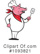 Pig Clipart #1093821 by patrimonio