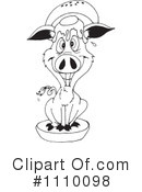 Pig Clipart #1110098 by Dennis Holmes Designs
