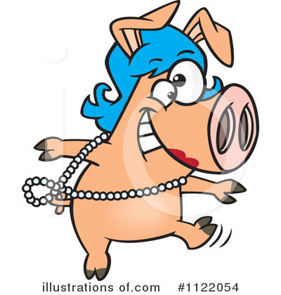 Pig Clipart #1122054 by toonaday