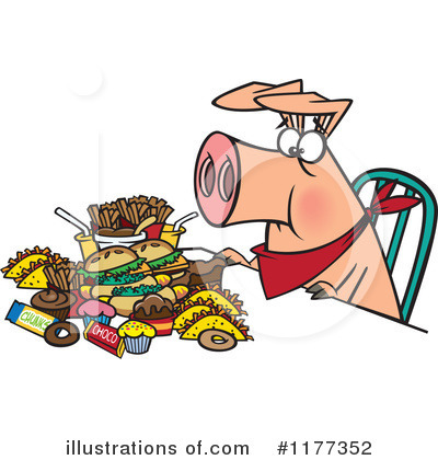 Junk Food Clipart #1177352 by toonaday