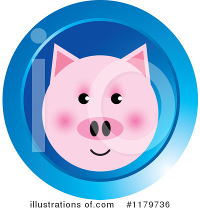 Royalty-Free (RF) Pig Clipart Illustration by Lal Perera - Stock Sample #1179736