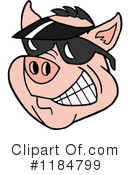 Pig Clipart #1184799 by LaffToon