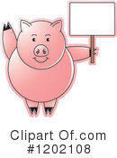 Pig Clipart #1202108 by Lal Perera