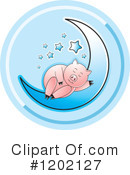 Pig Clipart #1202127 by Lal Perera
