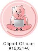 Pig Clipart #1202140 by Lal Perera