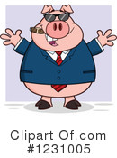 Pig Clipart #1231005 by Hit Toon