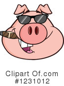 Pig Clipart #1231012 by Hit Toon