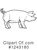 Pig Clipart #1243180 by AtStockIllustration