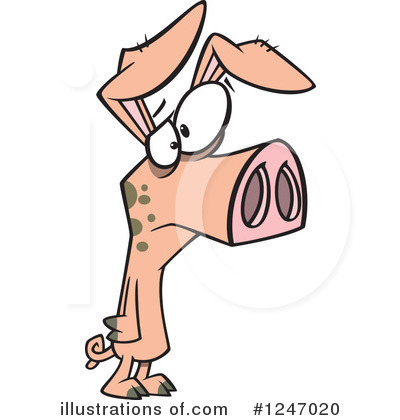 Pig Clipart #1247020 by toonaday