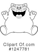 Pig Clipart #1247781 by Cory Thoman