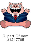 Pig Clipart #1247785 by Cory Thoman