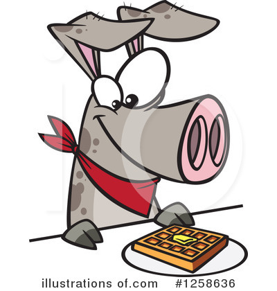 Pig Clipart #1258636 by toonaday