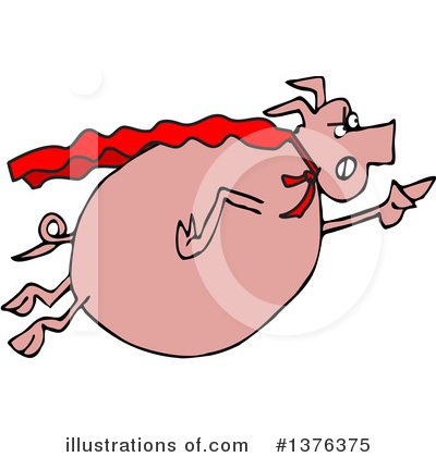 Pigs Clipart #1376375 by djart