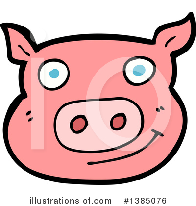 Royalty-Free (RF) Pig Clipart Illustration by lineartestpilot - Stock Sample #1385076