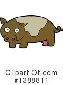 Pig Clipart #1388811 by lineartestpilot